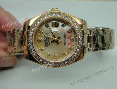 Copy Rolex Masterpiece Datejust Yellow Gold Diamond watch